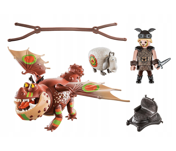 PLAYMOBIL Dragon Racing: Śledzik i Sztukamięs - 1028394 - zdjęcie 2